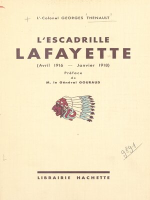 cover image of L'escadrille Lafayette